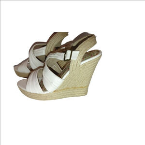 Decree Leather Wedges Size 8